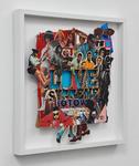 Robert Hodge; Love Supreme, 2020; reclaimed paper, hemp thread; 20 x 20 inches